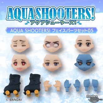 [PRE-ORDER] Aqua Shooters! Face Parts Set 05